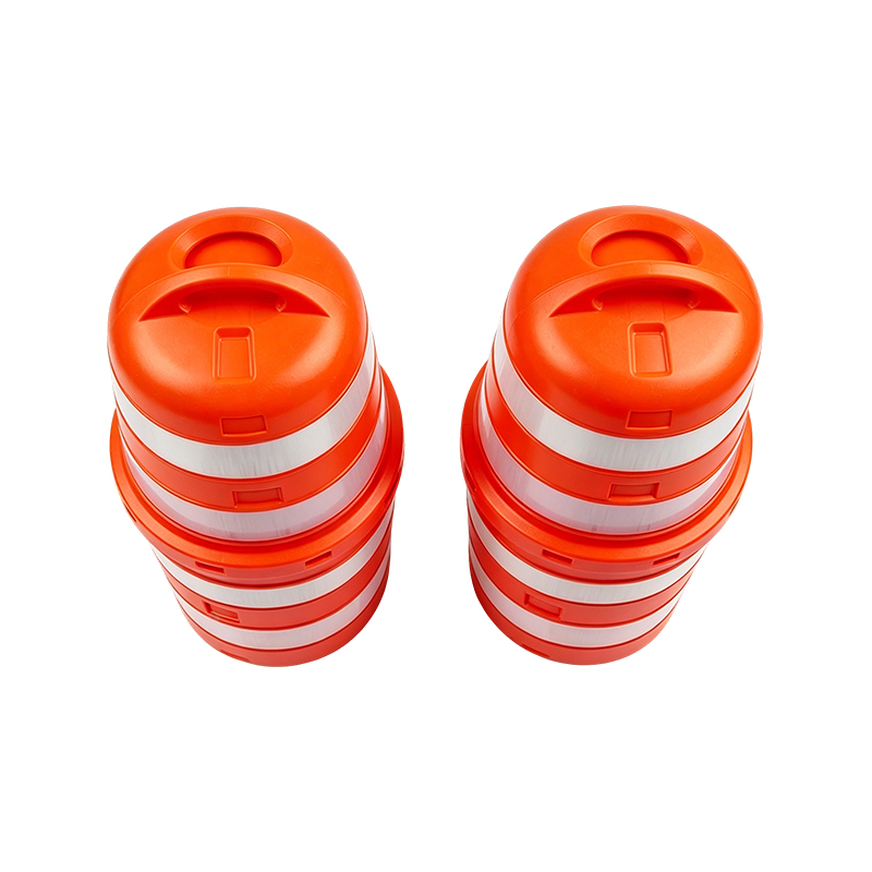 Two-Piece HDPE Traffic Drum with Large Top Handle Two-Piece HDPE Traffic Drum with Large Top Handle