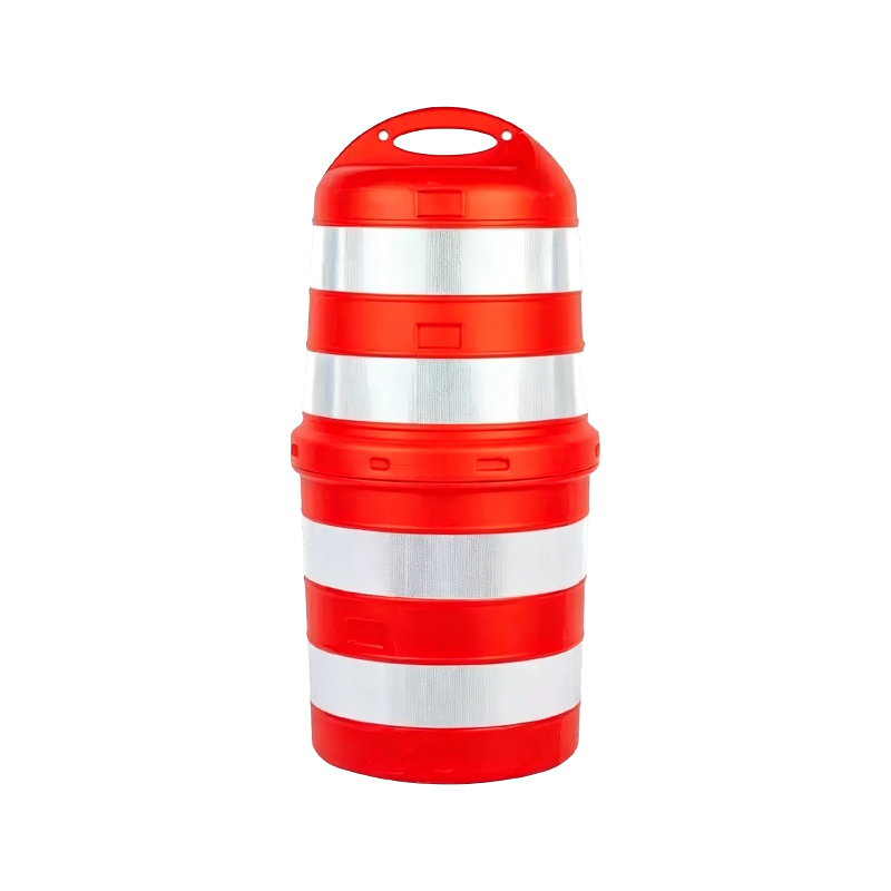 Two-Piece HDPE Traffic Drum with Large Top Handle Two-Piece HDPE Traffic Drum with Large Top Handle