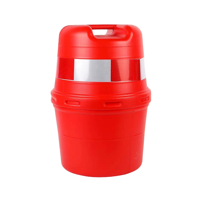 Two-Piece HDPE Traffic Drum with Large Top Handle Two-Piece HDPE Traffic Drum with Large Top Handle