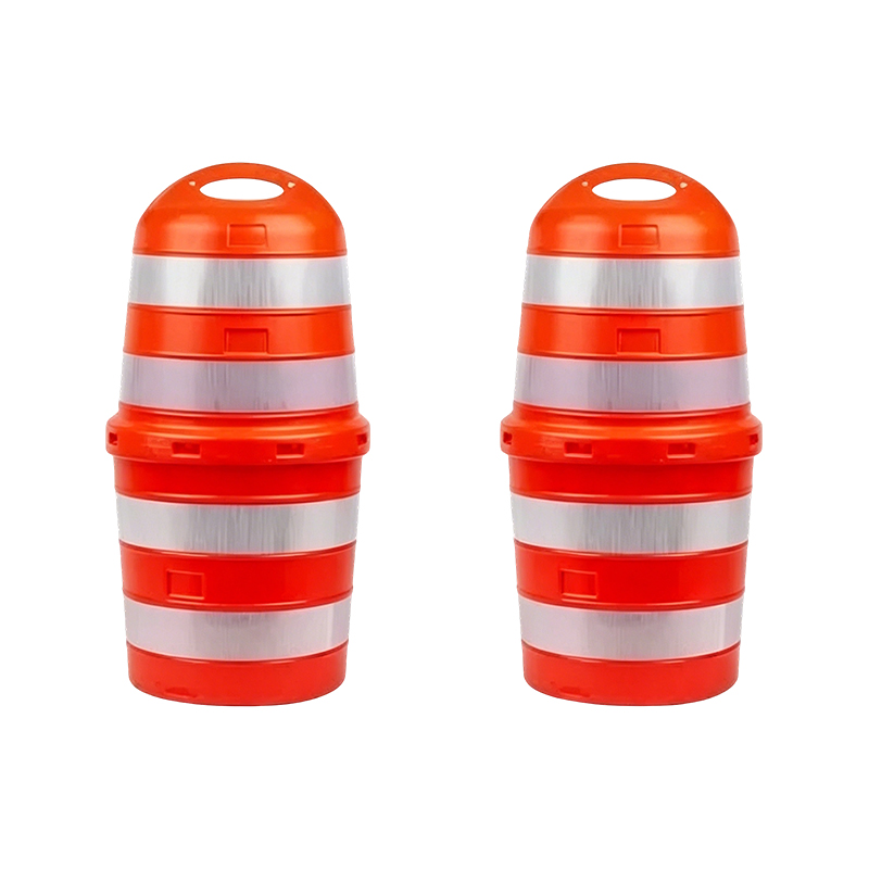 Two-Piece HDPE Traffic Drum with Large Top Handle Two-Piece HDPE Traffic Drum with Large Top Handle