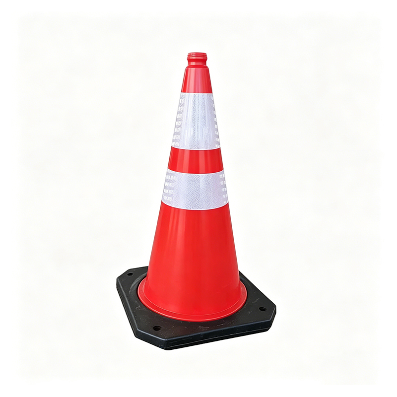 Integrated HDPE Plastic Traffic Cone with Top Handle Hole