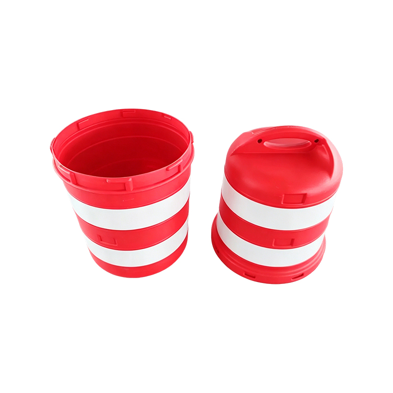 Two-Piece HDPE Traffic Drum with Large Top Handle Two-Piece HDPE Traffic Drum with Large Top Handle