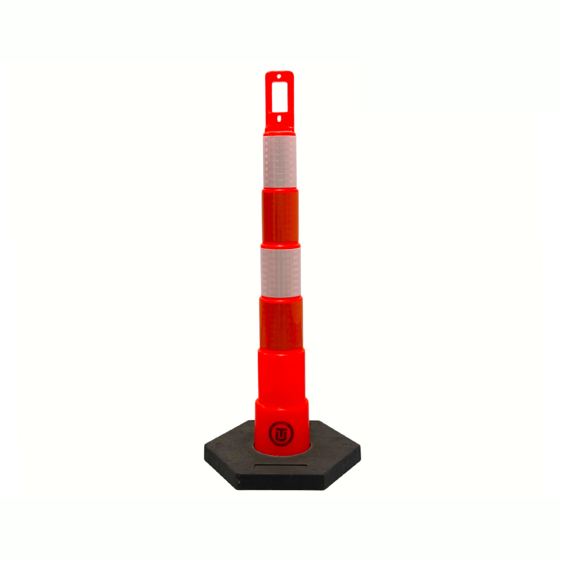 Heavy-Duty Traffic Warning Post with Top Handle
