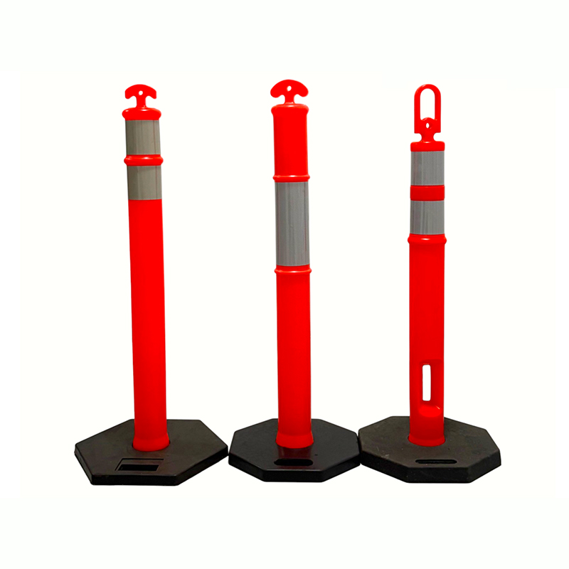 Heavy-Duty Traffic Warning Post with Top Handle