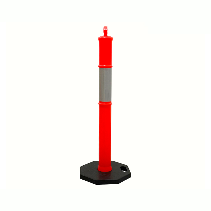 Heavy-Duty Traffic Warning Post with Top Handle