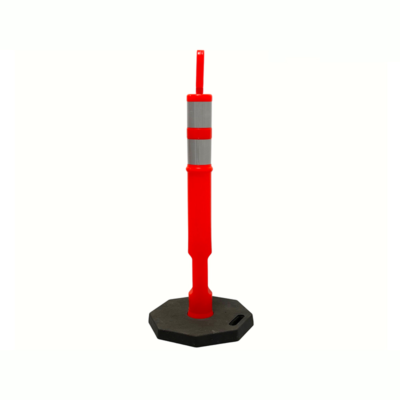 Heavy-Duty Traffic Warning Post with Top Handle