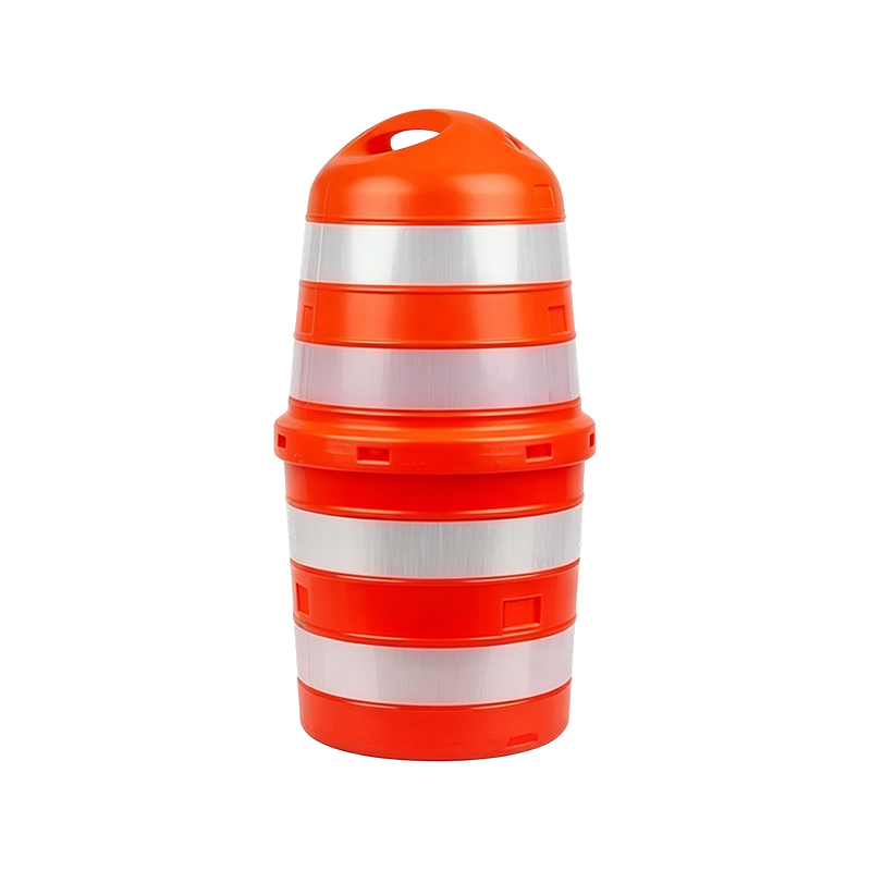 Two-Piece HDPE Traffic Drum with Large Top Handle Two-Piece HDPE Traffic Drum with Large Top Handle