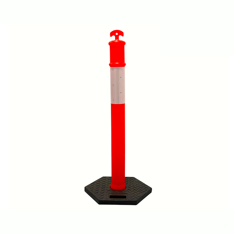 Heavy-Duty Traffic Warning Post with Top Handle