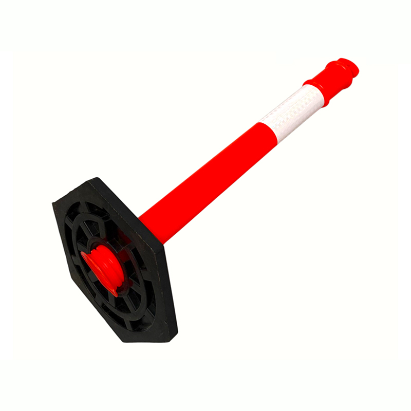 Heavy-Duty Traffic Warning Post with Top Handle