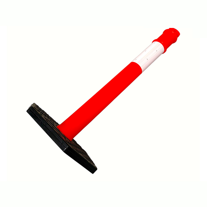 Heavy-Duty Traffic Warning Post with Top Handle
