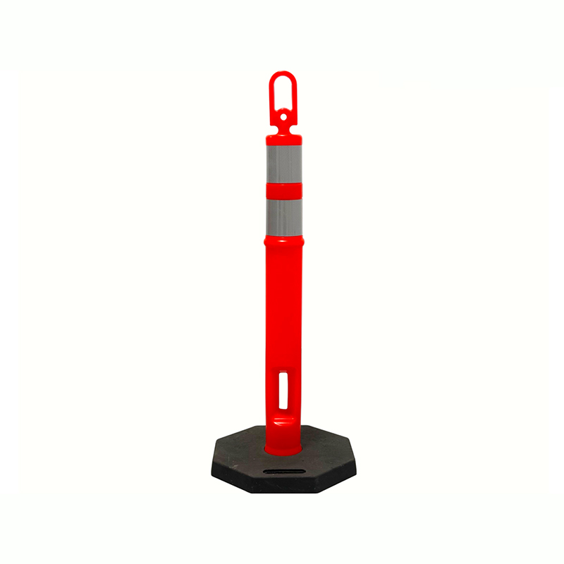 Heavy-Duty Traffic Warning Post with Top Handle