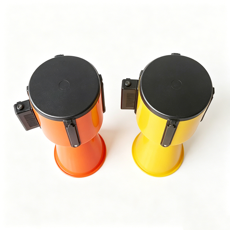 Cone-Top Retractable Belt Barrier with 4-Way Connection