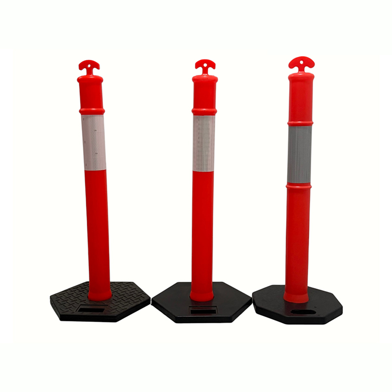 Heavy-Duty Traffic Warning Post with Top Handle