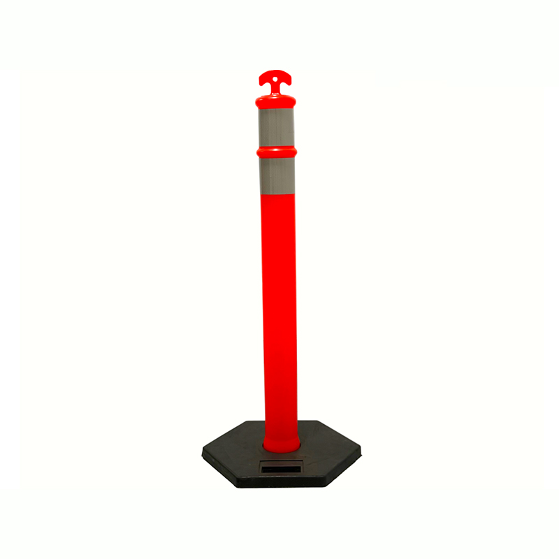 Heavy-Duty Traffic Warning Post with Top Handle
