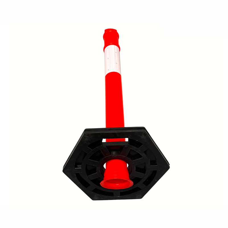 Heavy-Duty Traffic Warning Post with Top Handle