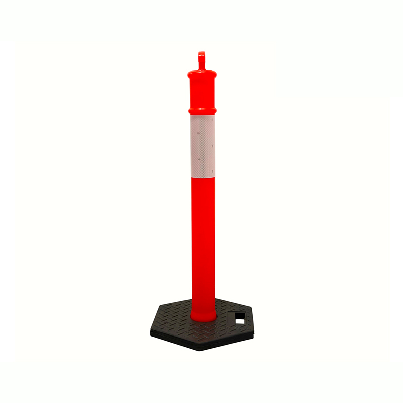 Heavy-Duty Traffic Warning Post with Top Handle