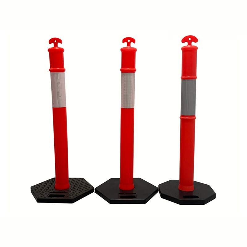Heavy-Duty Traffic Warning Post with Top Handle