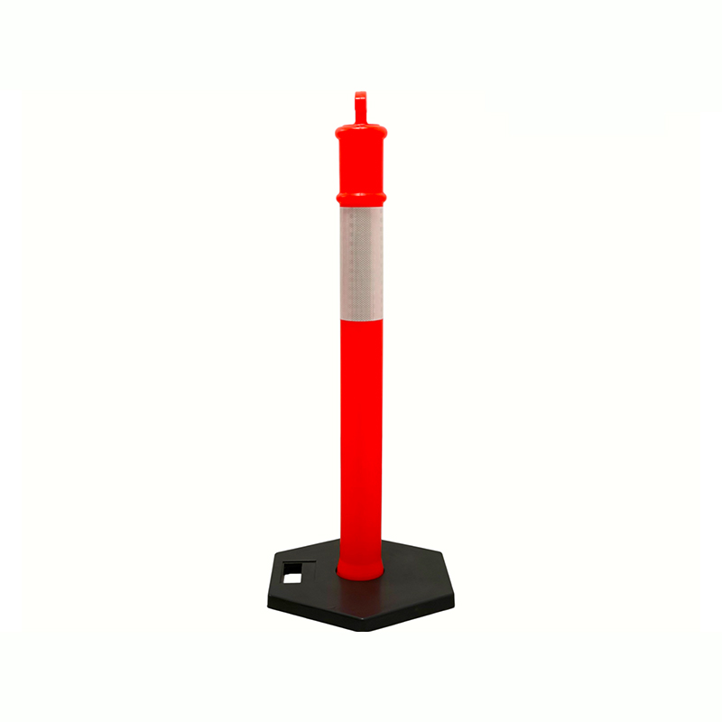 Heavy-Duty Traffic Warning Post with Top Handle