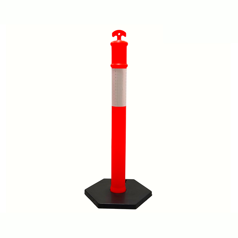 Heavy-Duty Traffic Warning Post with Top Handle