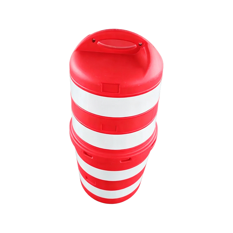 Two-Piece HDPE Traffic Drum with Large Top Handle Two-Piece HDPE Traffic Drum with Large Top Handle