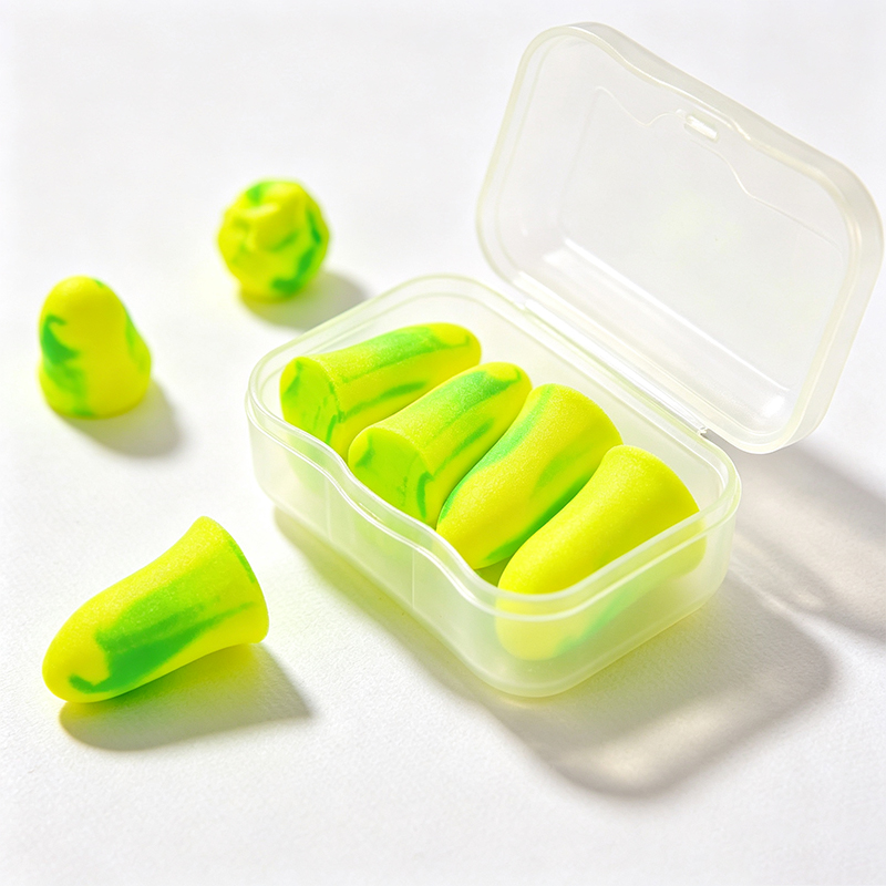 Bell-Shaped Slow-Rebound PU Foam Noise Reduction Earplug